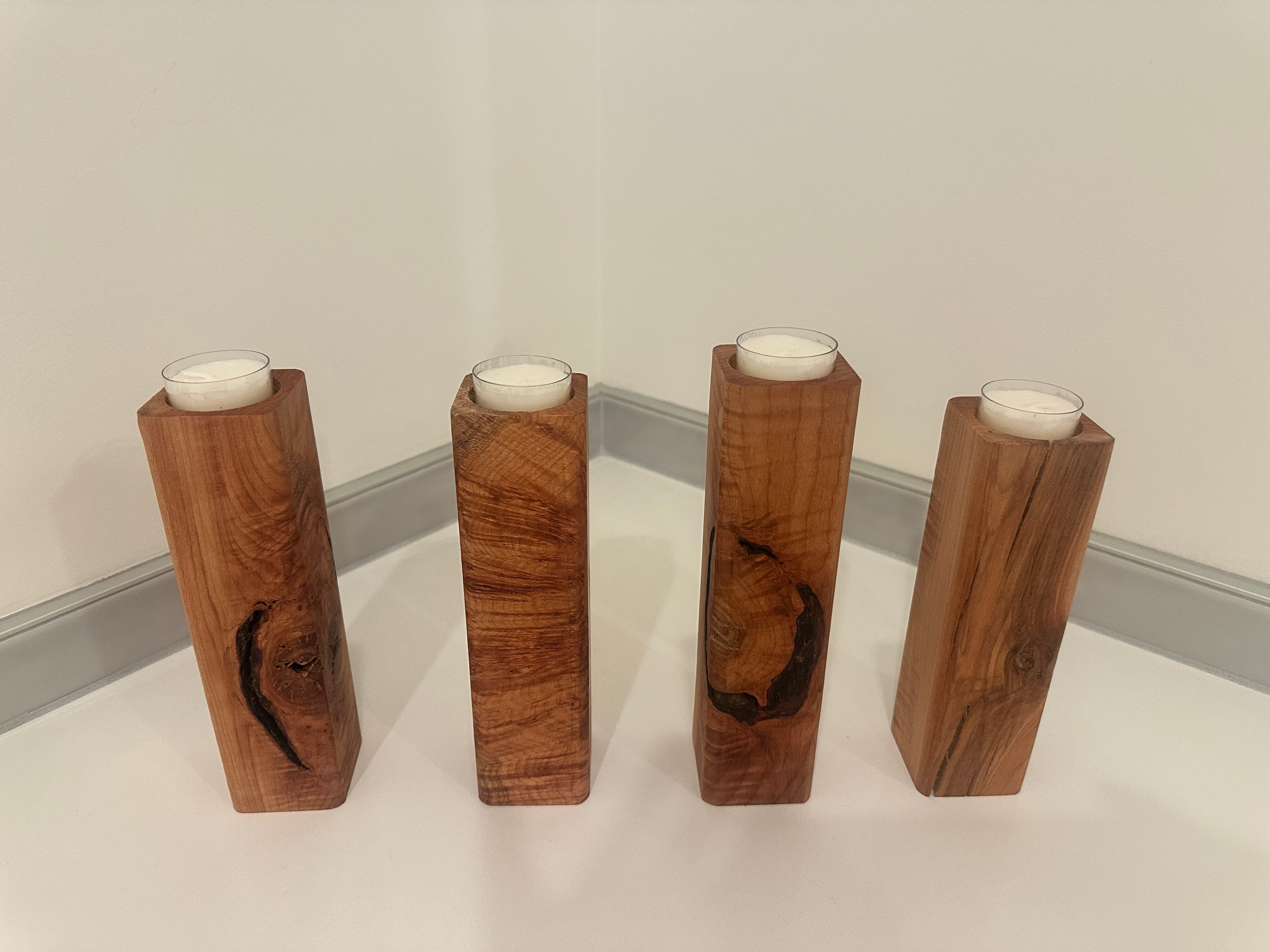 Hand crafted candle holders